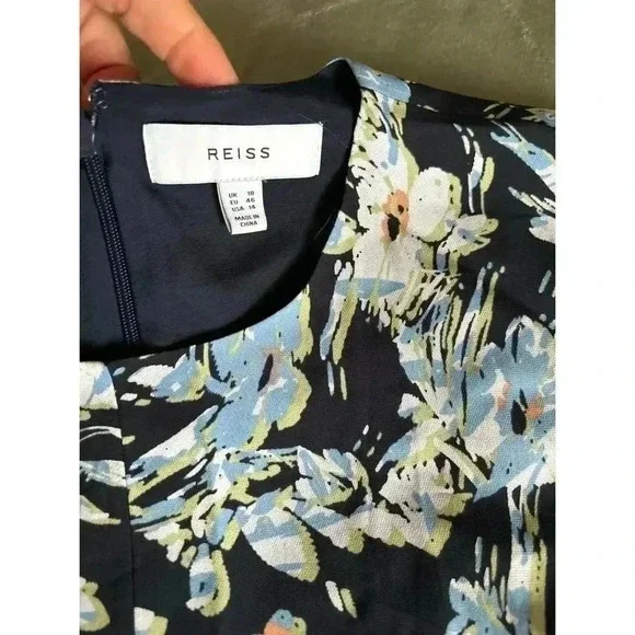 Reiss Annie Floral A-Line Dress - Picture 4 of 9